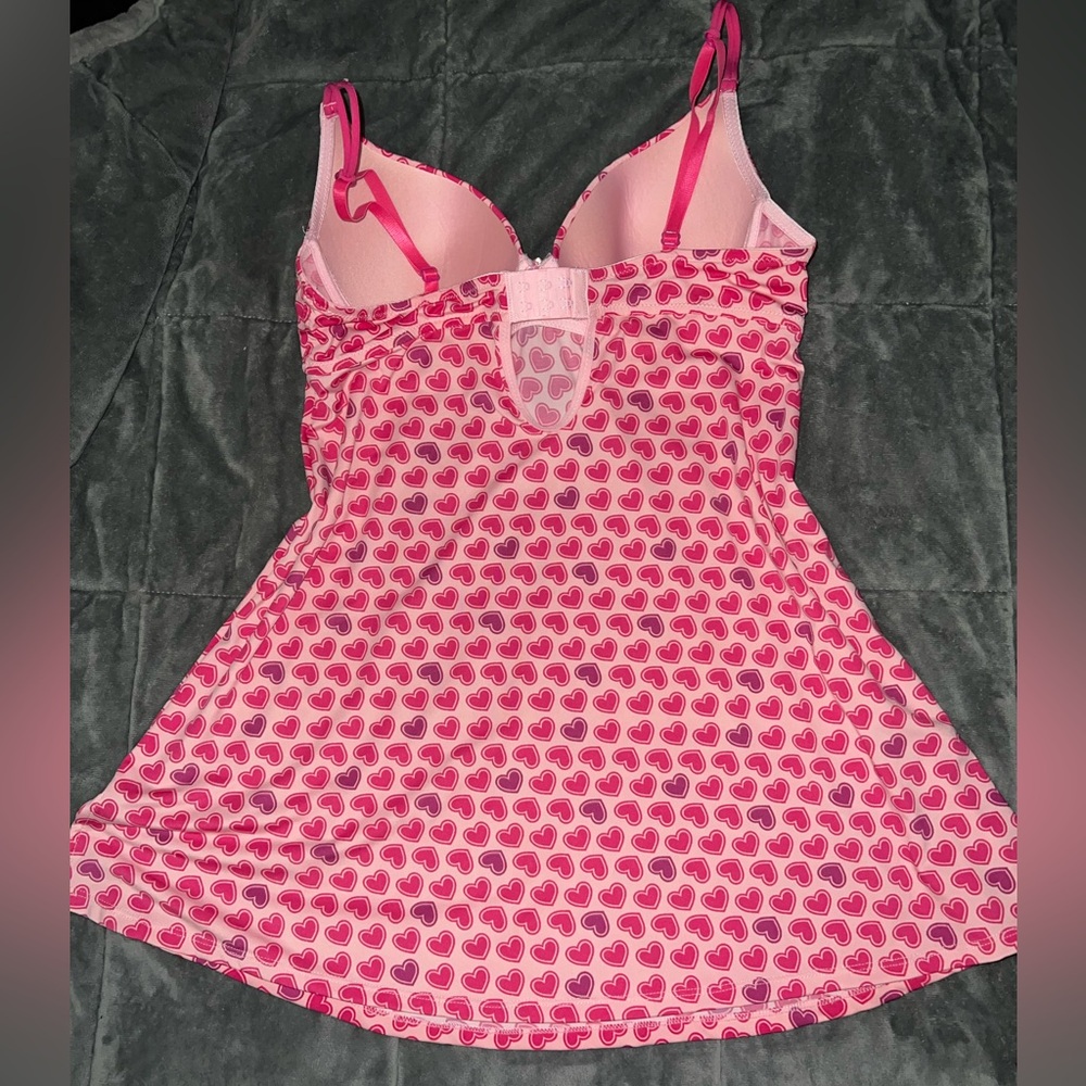 Pink Heart Patterned Slip - Picture 4 of 5